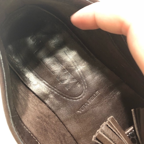 The Flexx Loafers Sz 6 1/2 Brown Leather Driving - Picture 8 of 8